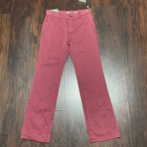 7 For All Mankind Standard Straight Leg Red Jeans Big Boys 10 women’s 25 NWT
